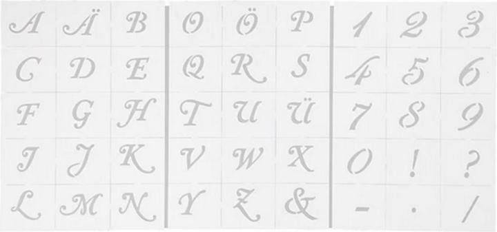 Produktbild Creativ Company Buchstaben&Zahlen (150 mm)