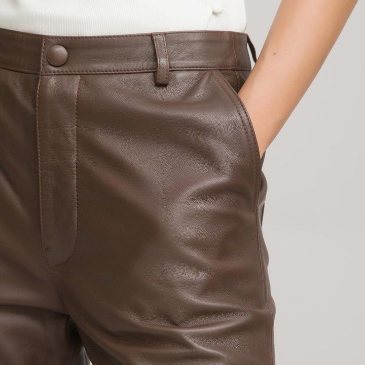Image du produit La Redoute Collections Pantalon en cuir (44)