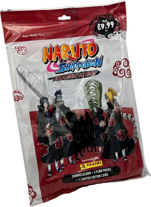 Produktbild Panini Naruto Shippuden Akatsuki Attack cartes à collectionner Starter Pack *ALLEMAND* (Deutsch, Booster Pack)
