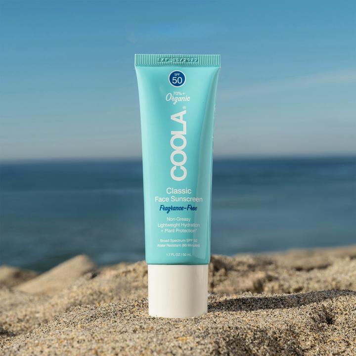 Actual product image Coola Suncare Classic Lotion Fragrance Free (Sun cream face, SPF 50, 50 ml, 50 g)