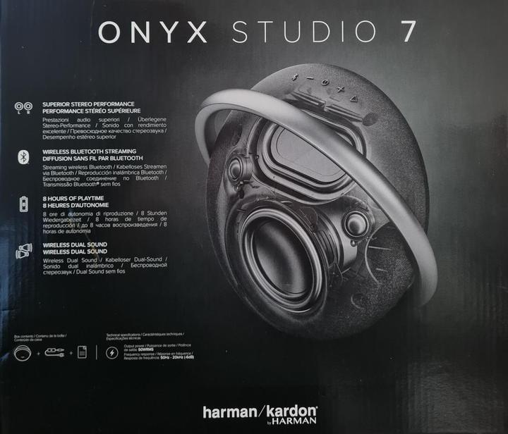 Actual product image Harman/Kardon Onyx Studio 7 (8 h, Rechargeable battery operated, Electrical connection)