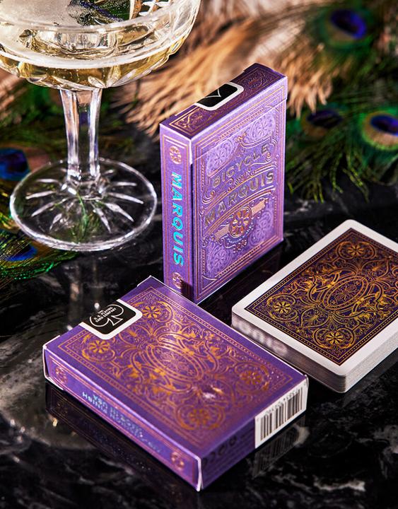 Actual product image Bicycle Marquis cards (English)