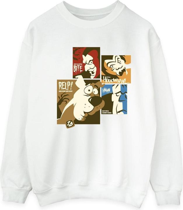 Actual product image Scooby Doo Mens Squares Faces Sweatshirt (XL)