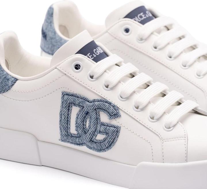 Produktbild Dolce & Gabbana portofino light in leather white and light blue (37)