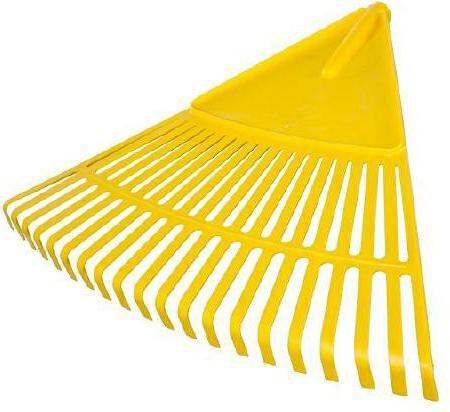 Kard Plastic leaf rake yellow (279)