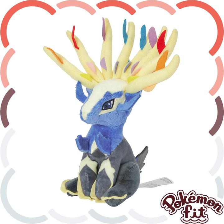 Actual product image Pokémon Xerneas Sitting Cuties Plush - 17 cm (17 cm)