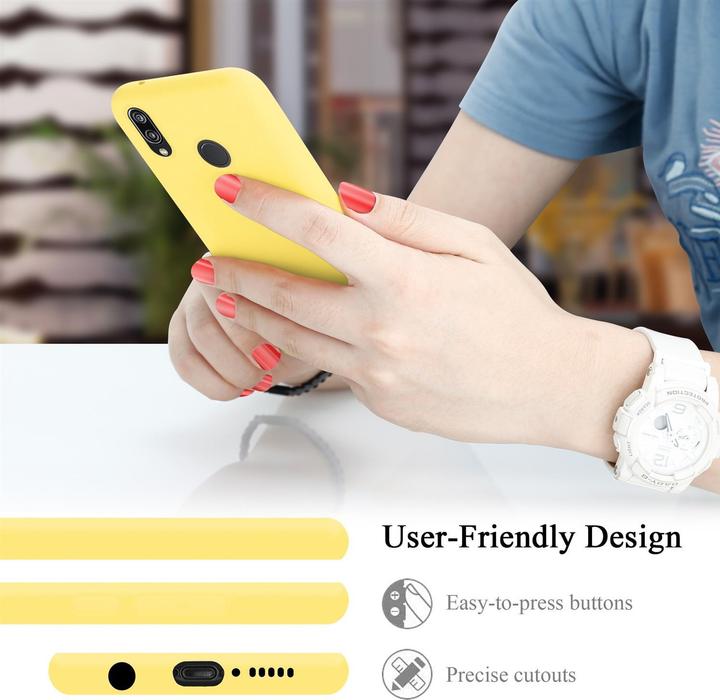 Immagine prodotto Cadorabo Copertura della cassa del silicone liquido TPU (Huawei Nova 3E, Huawei P20 Lite)