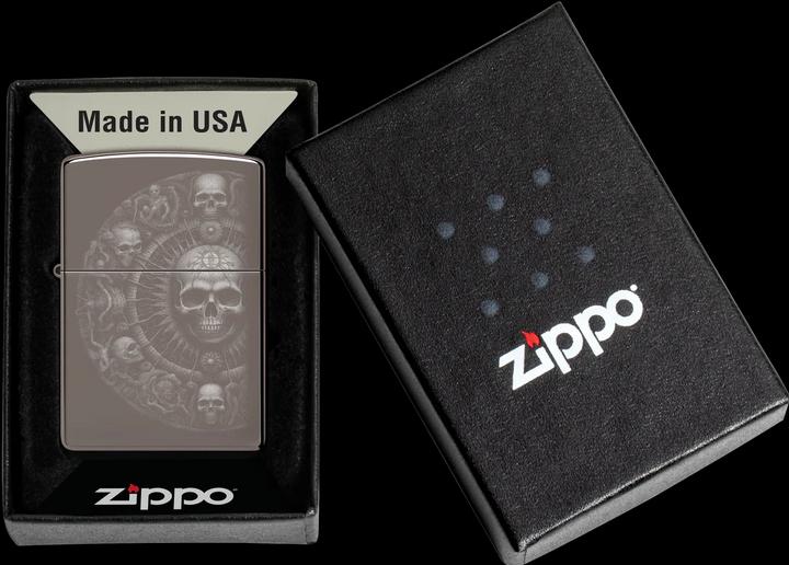 Actual product image Zippo Totenkopf Mandala