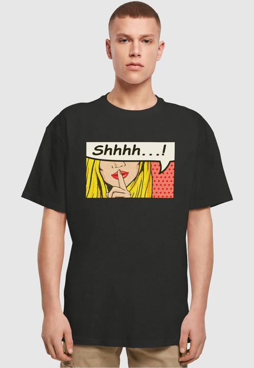 Actual product image Merchcode Silent Sign Comic Heavy Oversized Tee - 112863 (XS)