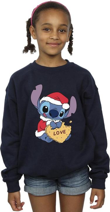 Immagine prodotto Disney Lilo And Stitch Christmas Love Biscuit Felpa Ragazze (116)