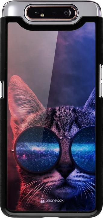 Immagine prodotto PhoneLook Copertina Occhiali da Gatto Rosso Blu (Samsung Galaxy A80)
