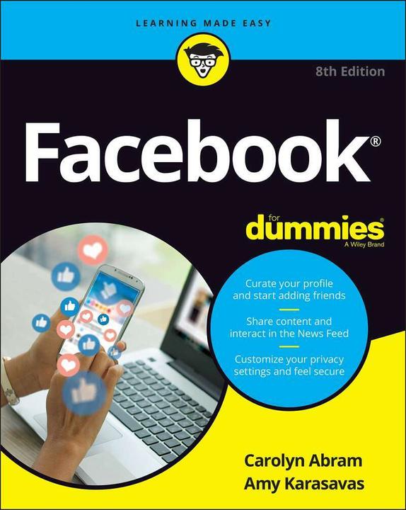 Produktbild Facebook For Dummies (Englisch, Amy Karasavas, Carolyn Abram, 2021)