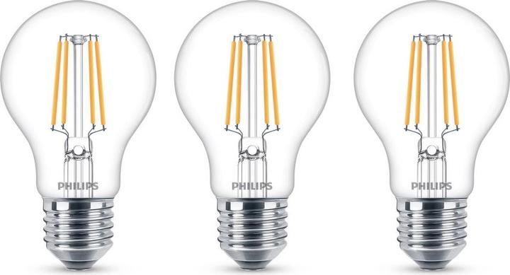 Produktbild Philips Lampe (E27, 4.30 W, 470 lm, 3 x, F)