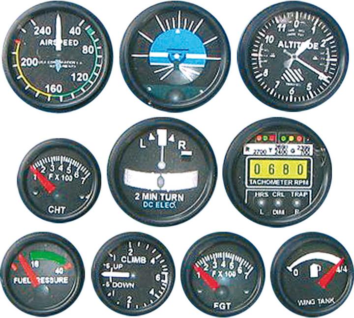 Produktbild Planet-Hobby scale instrumente 1/3 für kunstflugzeuge