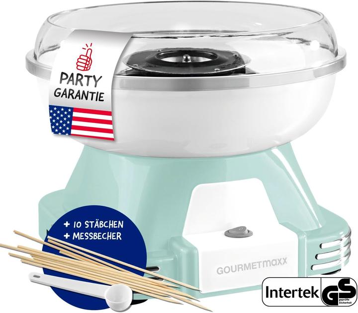 Immagine prodotto Gourmetmaxx Macchina dello zucchero filato alla menta
