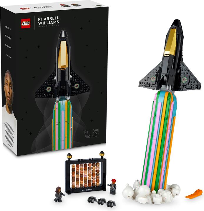 Actual product image LEGO Über dem Mond mit Pharrell Williams (10391, LEGO Icons, LEGO Rare Sets)