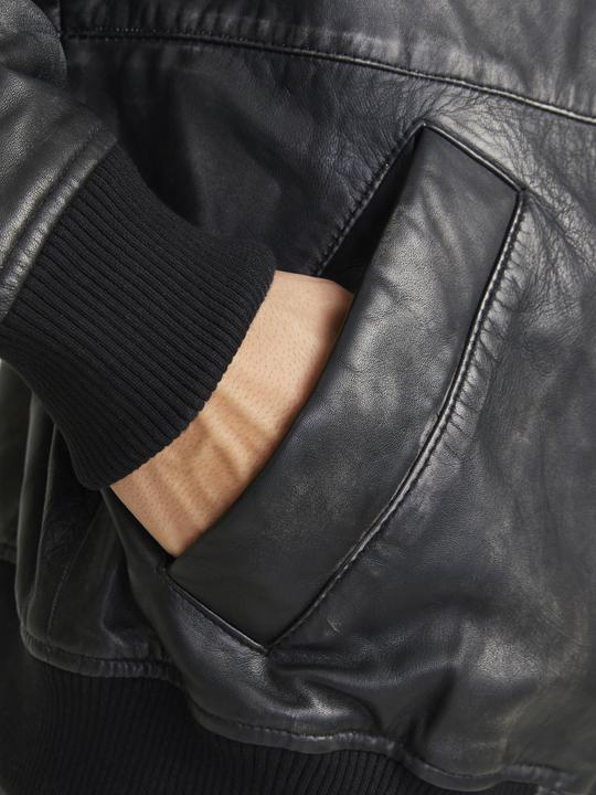 Produktbild Jack & Jones Joraustin Leather Bomber Jkt Styd Aw24 (XL)
