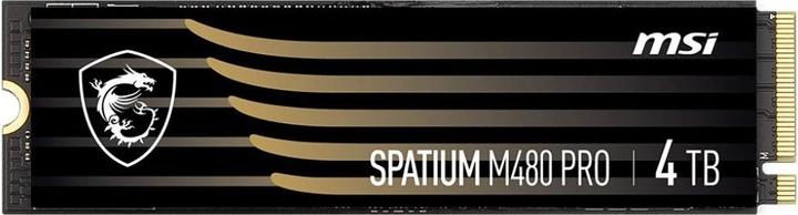 Actual product image MSI SPATIUM M480 PRO PCIe 4.0 NVMe M.2 4TB (4000 GB, M.2 2280)