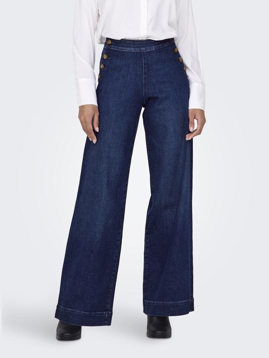 Only Onlmadison Hw Button Wide Dnm Gen533noos