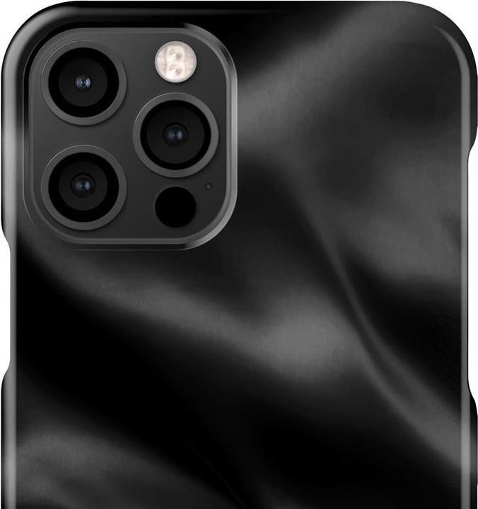 Actual product image iDeal Of Sweden Designer Hard Cover Black Satin (Apple iPhone 12 Pro, Apple iPhone 12)