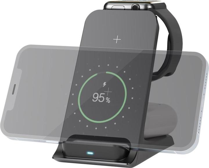Image du produit Goobay Chargeur sans fil pour 3 appareils / 15W (15 W)