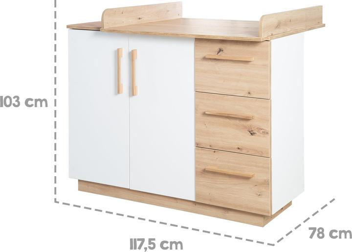 Immagine prodotto Roba Set per la camera dei bambini Lion (Fasciatoio, Culla, Armadi bambini)