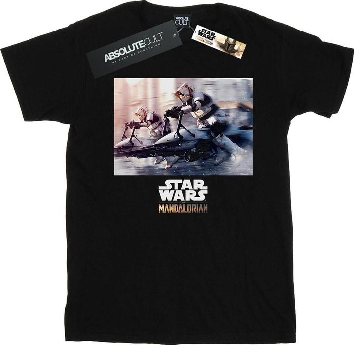 Actual product image Star Wars Mens The Mandalorian Scout Troopers T-Shirt (M)