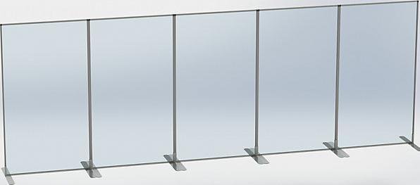 Produktbild Carto Trennwand aus Acrylglas
