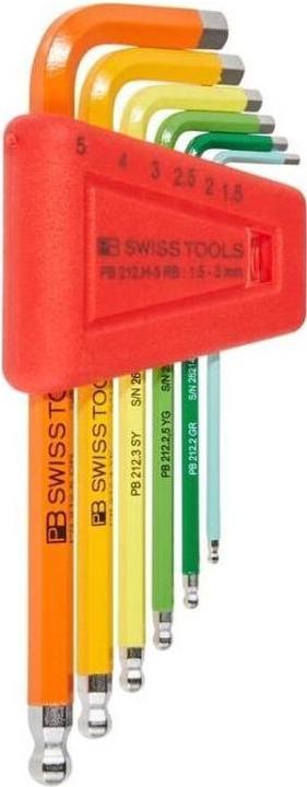 Immagine prodotto PB Swiss Tools Set di chiavi a brugola PB212 H5 RBCN
