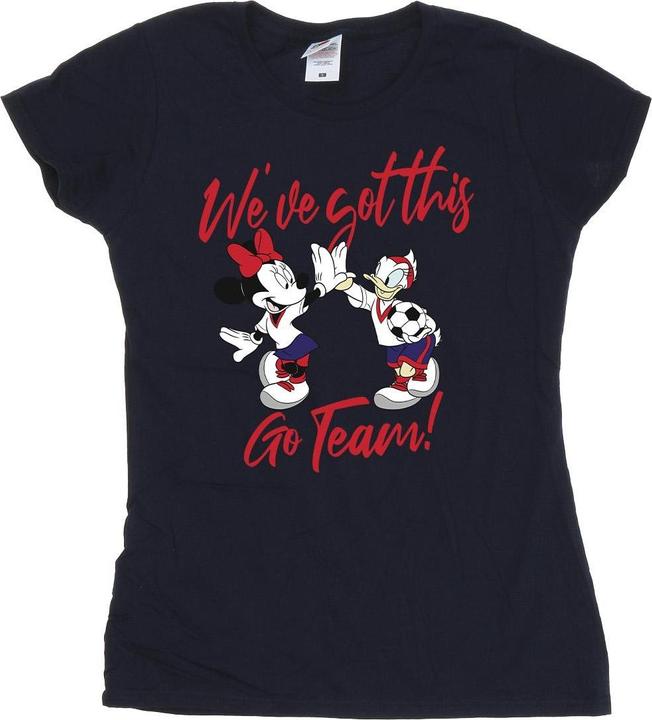 Actual product image Disney Womens/Ladies Minnie Daisy We've Got This Cotton T-Shirt (S)
