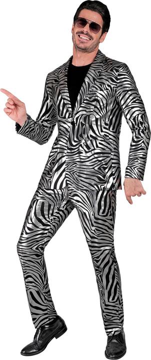 Immagine prodotto Widmann SILBERNER ANIMAL PRINT PARTY FASHION ANZUG (Jackett, Hose), XL (XL)