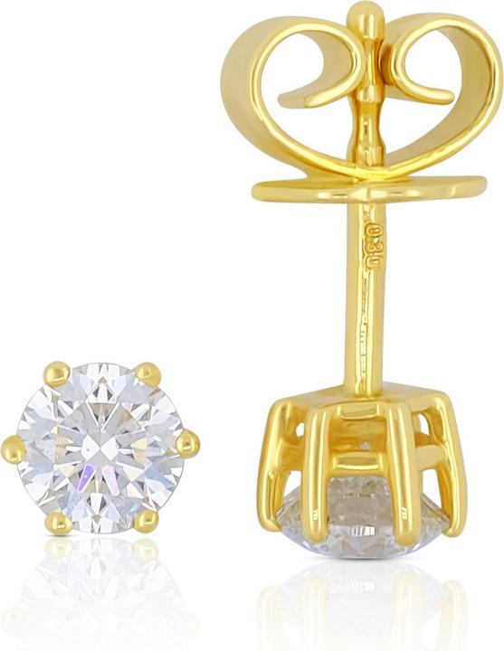 Produktbild Muau Ohrstecker (750/18 K Gelbgold)