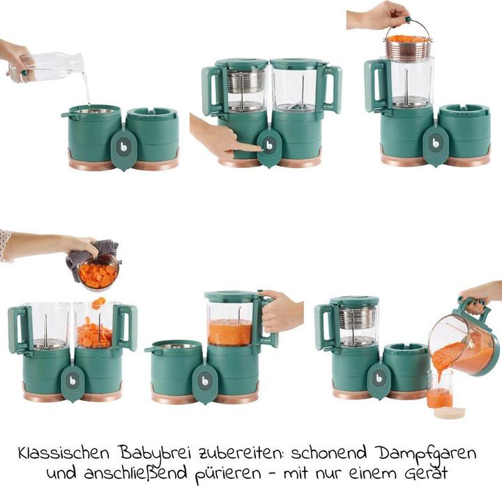 Produktbild Babymoov Babynahrungszubereiter Babynahrungszubereiter Nutribaby Glas + GRATIS