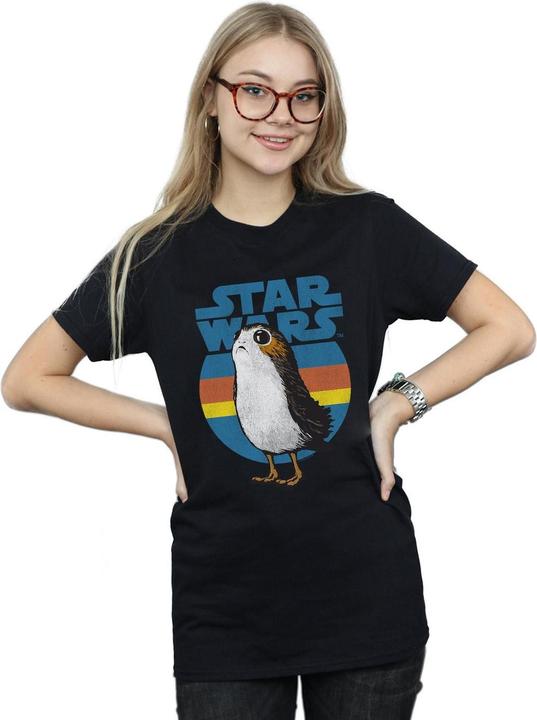 Immagine prodotto Star Wars The Last Jedi Porg Maglietta Ampia Donna (XL)