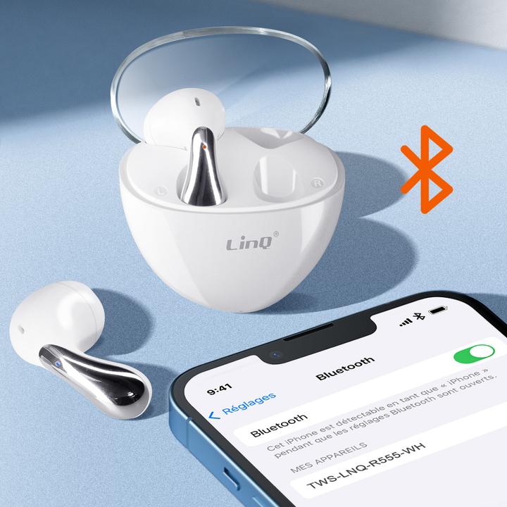 Produktbild LinQ R555 Bluetooth Kopfhörer (5 h, Kabellos)