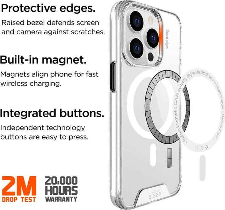 Actual product image Eiger Glacier MagSafe Case (Apple iPhone 14 Pro Max)