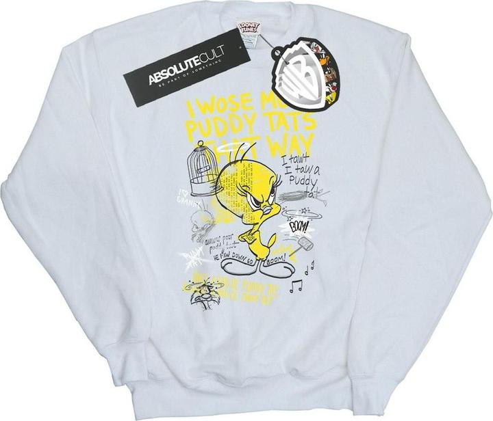 Produktbild Looney Tunes Tweety Pie More Puddy Tats Sweatshirt (S)