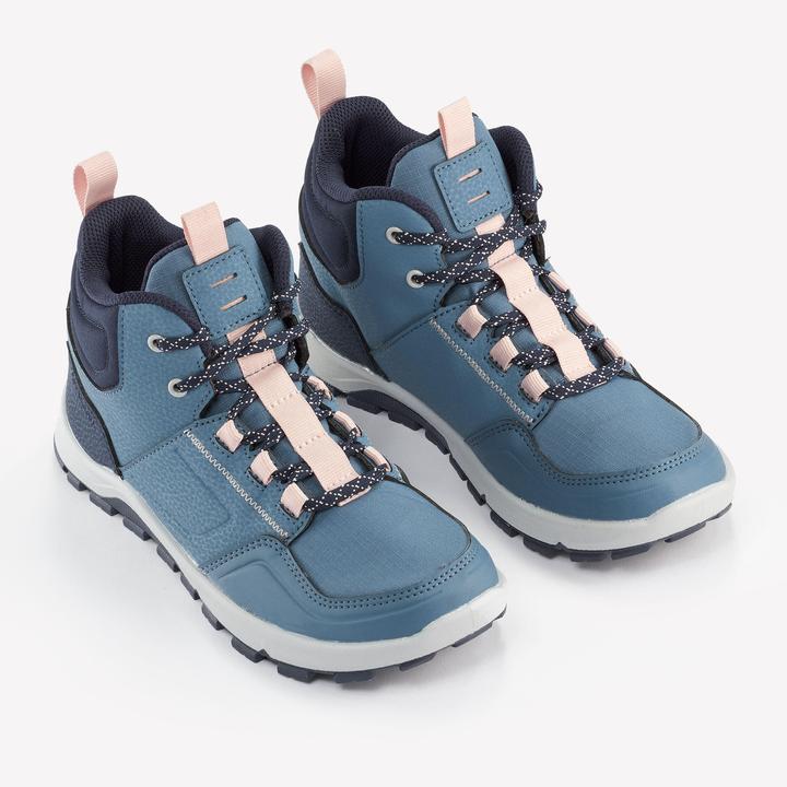 Image du produit Quechua Chaussures de randonnée enfants pointures 35-38 mi-hautes - NH500 bleu (36)