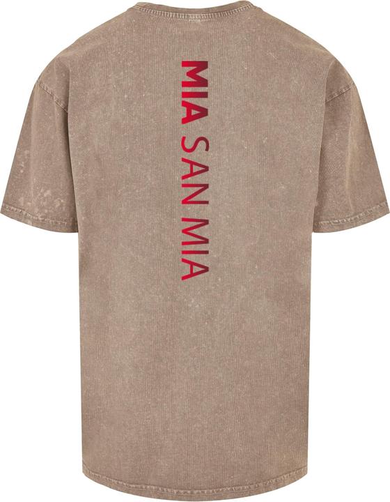 Actual product image FC Bayern München Mia San Mia V GR Acid Washed Heavy Oversize Tee - 115607 (M)