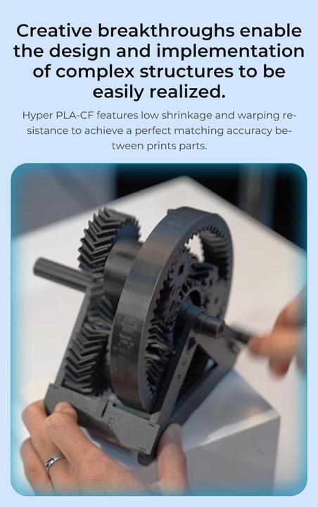 Produktbild Creality Filament (Carbon, PLA, 1.75 mm, 1000 g, Schwarz)