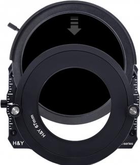 Produktbild H&Y Grauer Rundfilter ND4000 K-Serie HD MRC – 95 mm Drop-in (95 mm, ND- / Graufilter)