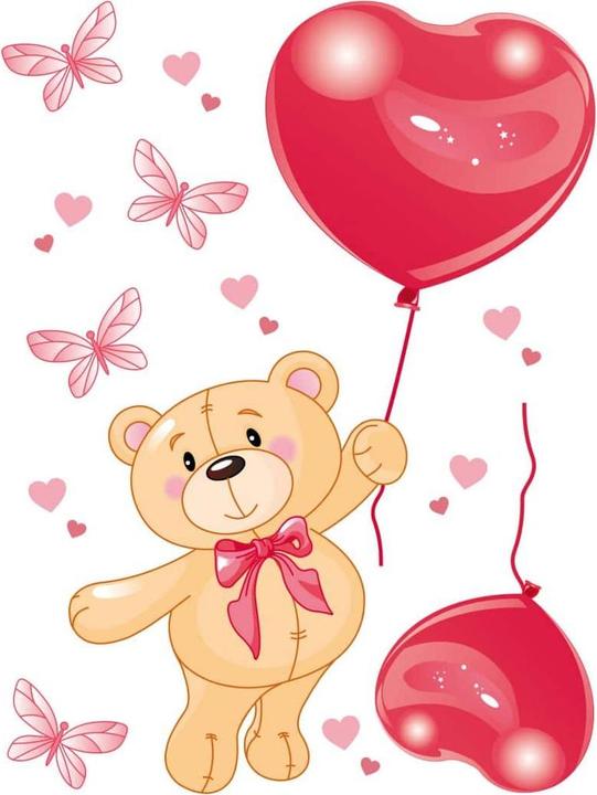 Immagine prodotto Trenddeko Orso con palloncino (60 x 80 cm)