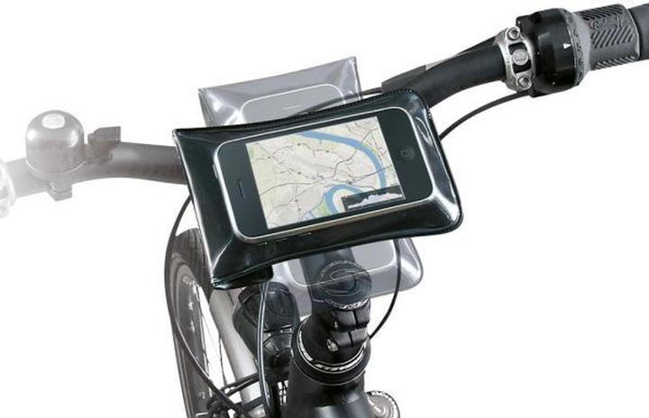 Actual product image KlickFix Bike Mobile Phone Holder Smart Phone Bag with Adapter