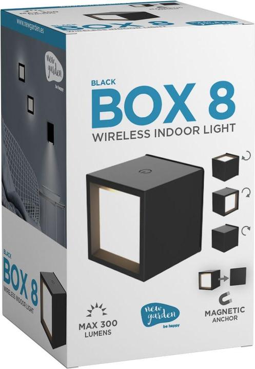 Actual product image Newgarden New Garden BOX 8 BATTERY black (300 lm, IP20)