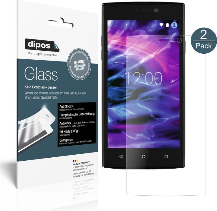 Produktbild Dipos Displayschutz Anti-Shock (2 Stück, Medion Life E5005)