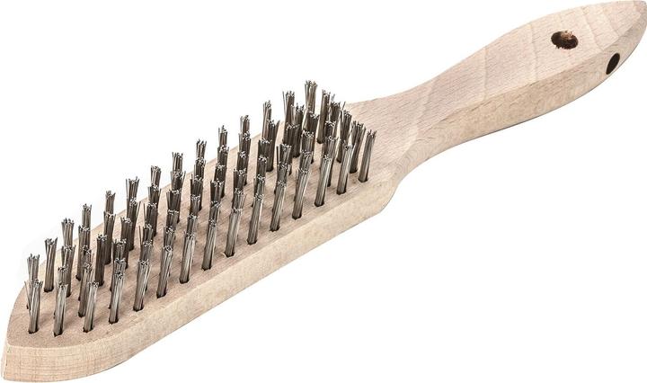 Actual product image Lessmann Wire brush steel wire smooth