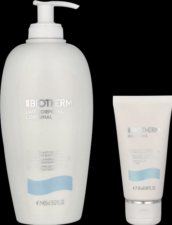 Produktbild Biotherm Lait Corporel L'Original Set Bodylotion 400ml + Handcreme 50ml (Körperpflegeset)