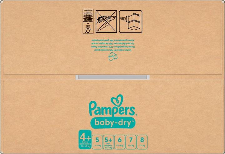 Produktbild Pampers Baby-Dry (Gr. 4+, Monatsbox, 198 Stück)