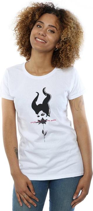 Actual product image Disney Womens/Ladies Maleficent Mistress Of Evil Curses Don't Break Cotton T-Shirt (XXL)