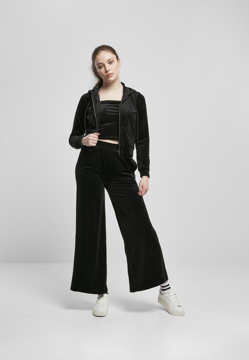 Immagine prodotto Urban Classics Pantaloni da ginnastica in velluto a vita alta da donna (L)